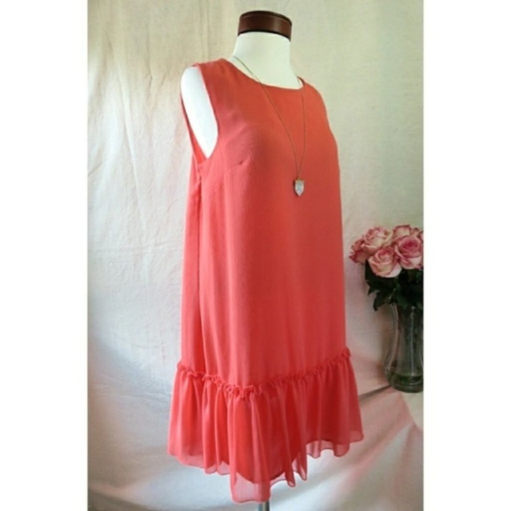 Tommy Hilfiger Drop Waist Crepe Chiffon Special Occasion Dress 12 NEW